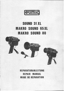 Eumig 65 XL manual. Camera Instructions.